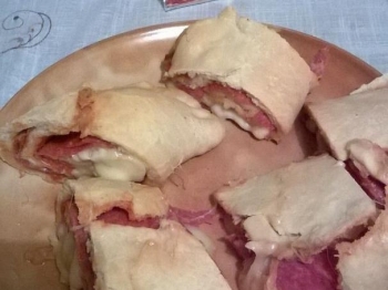 pizza arrotolata