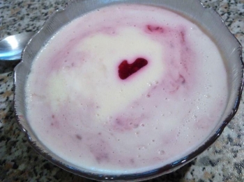 panna cotta ai frutti di bosco