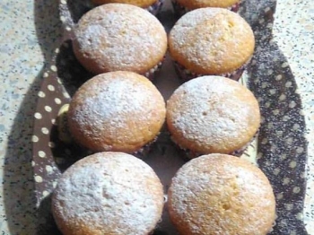 Muffin con cuore di cioccolato