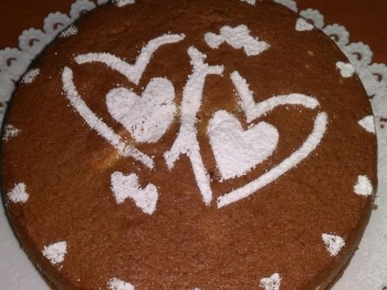 Torta al latte caldo