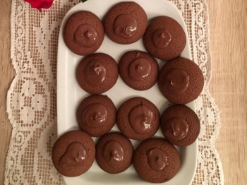Nutellotti con granella di nocciole