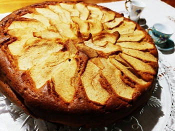 Torta mele e mascarpone