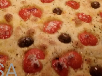 FOCACCIA SENZA IMPASTO, CON LIEVITO MADRE LIQUIDO