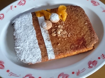 Torta con zucca e amaretti (senza uova)