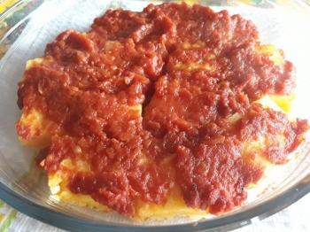 POLENTA RIPASSATA AL MICROONDE
