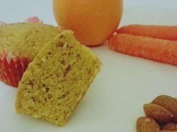 Tortine carota, arancia e mandorle