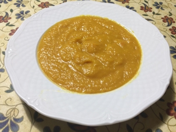 Vellutata di zucca e carote light