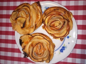 roselline di pasta sfoglia