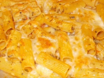 pasta al forno con mozzarella