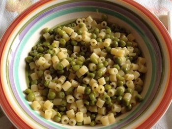 Pasta con Piselli