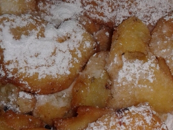 Frittelle di mela, senza zucchero e senza lievito!