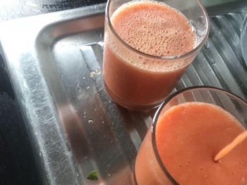 Smoothie di frutta fresca