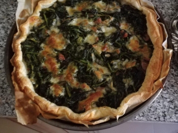 Torta rustica friatielli e salsiccia