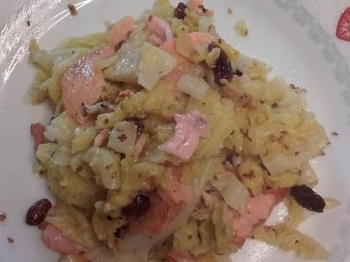 Verza e salmone