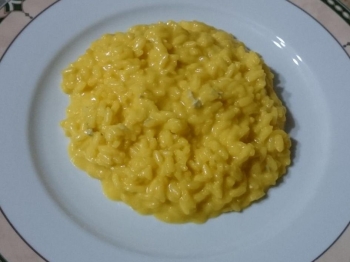 Risotto gorgonzola e zafferano