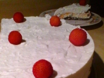 Cheesecake al corbezzolo selvatico