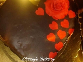 Valentine's day cake