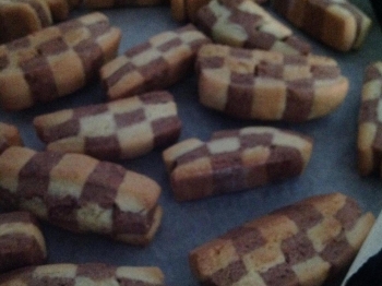 Biscotti bicolori