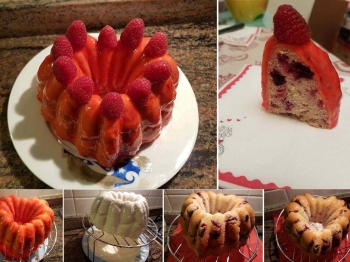 Torta soffice ai frutti di bosco per San Valentino