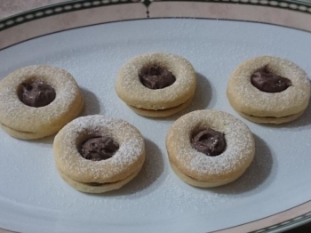 Occhi di bue alla Nutella