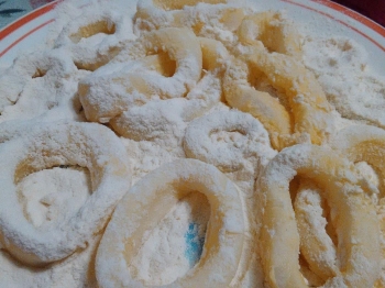 Anelli di totano con farina di grano duro