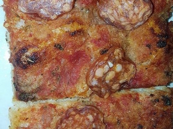 pizza con salame