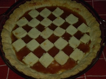 Crostata senza glutine e senza lattosio alla confettura Bio alle pesche