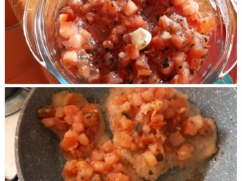 BRUSCHETTA DI PETTO DI POLLO