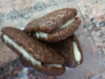 Pavesini con crema bianca