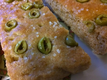 Focaccia integrale (3 sfida culinaria, cavallo di battaglia)