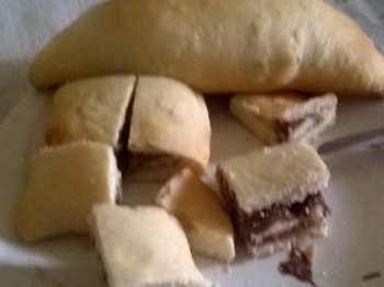 mezzelune alla nutella