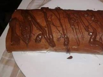 Pasta biscotto al cioccolato  (per rotolo)