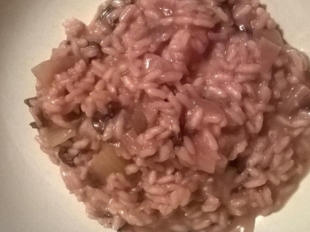 risotto al radicchio lungo