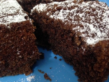 Torta all'acqua al cioccolato