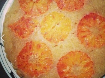 Torta rovesciata arancia e rum