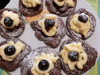 Zeppole al cacao