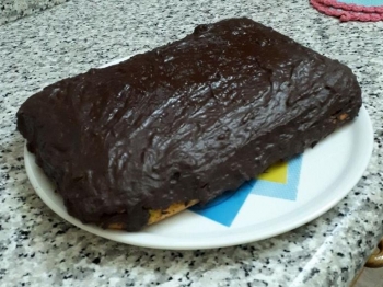 Torta al limone ricoperta