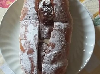 MARITOZZO PANNA E NUTELLA