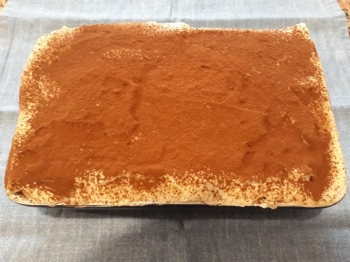 Tiramisù alla panna (senza mascarpone)