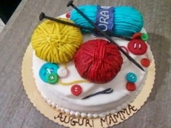 Torta decorata buon compleanno