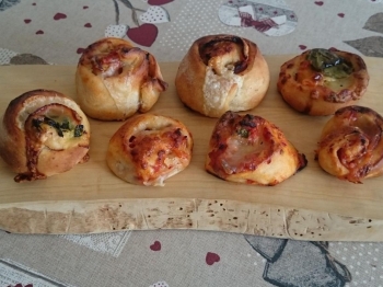 Girelle di pizza