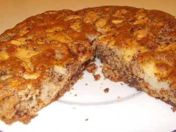 torta di mele e pere con cioccolato senza glutine