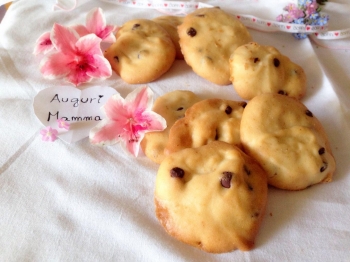 [Festa della mamma]Biscotti di riso con gocce di cioccolato[Vegan]