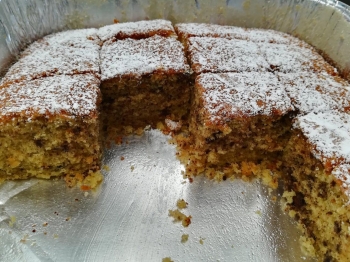 Torta con gocce di cioccolato