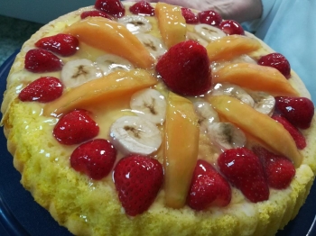 Torta morbida alla frutta