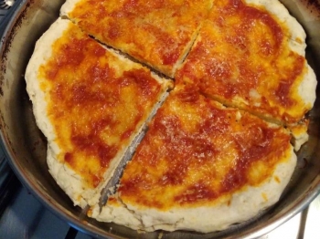 Pizza senza lievito