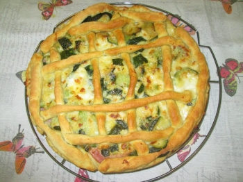 crostata di zucchine