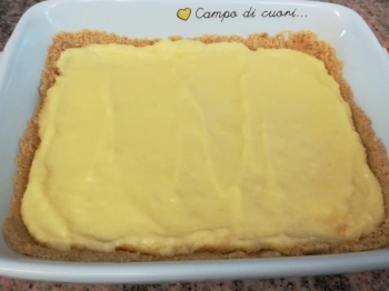 Torta con crema frangipane