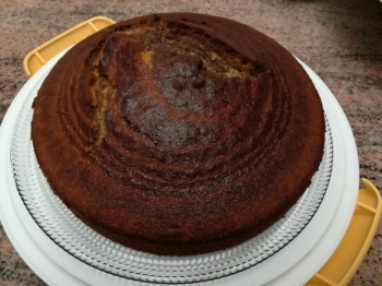 Torta variegata al cacao