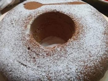 Chiffon cake all'arancia